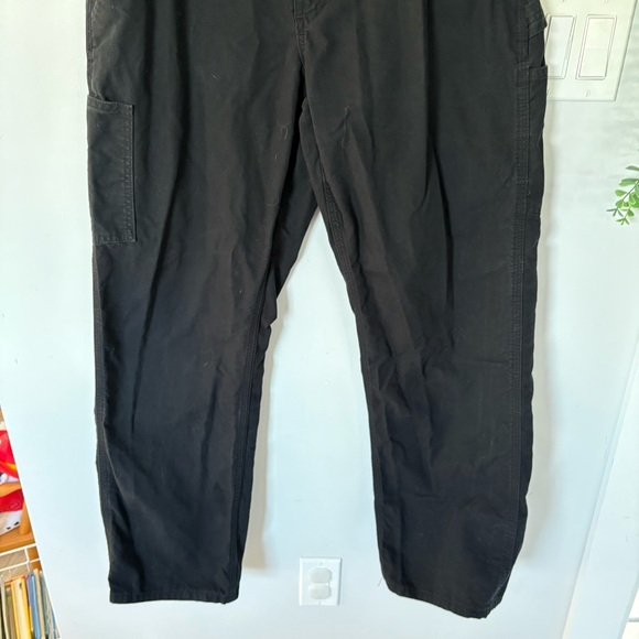 Carhartt Men's Black Cargo Pants Loose Fit Size 33x32 - Picture 3 of 8